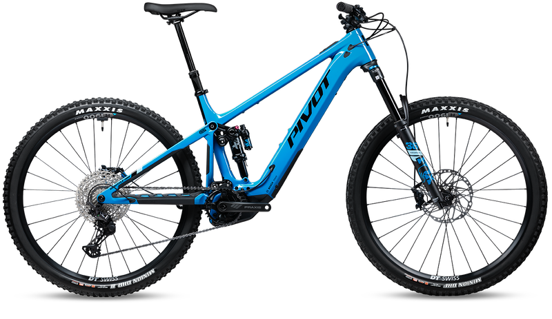 2024 Pivot Shuttle AM Complete Carbon 29" Mountain E-Bike - Ride SLX/XT, Medium, Blue Neptune