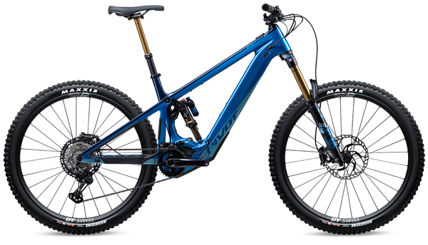 Pivot Shuttle LT Complete Carbon 29" Mountain E-Bike - Team XTR w/ Air Shock, Large, Bass Boat Blue  - Open Box, New