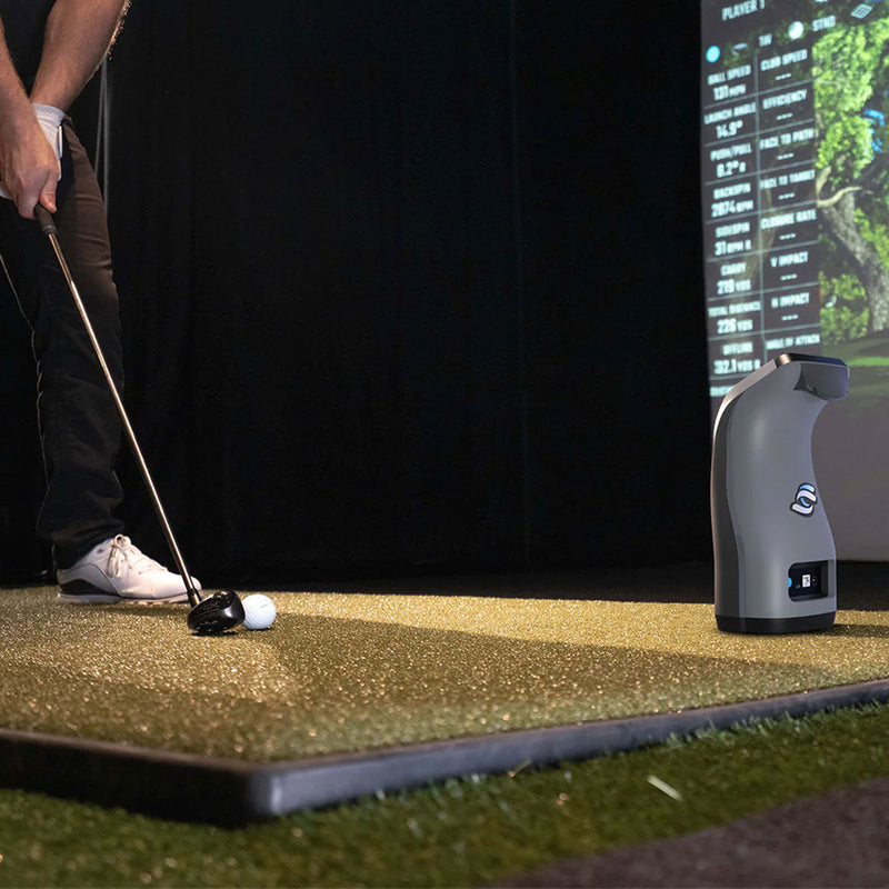 Foresight GC3 Golf Launch Monitor Studio Package | PlayBetter SimStudio™ with Impact Screen, Enclosure, Side Barriers, Hitting/Putting Mats & Projector