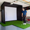 Foresight GC3 Golf Launch Monitor Studio Package | PlayBetter SimStudio™ with Impact Screen, Enclosure, Side Barriers, Hitting/Putting Mats & Projector