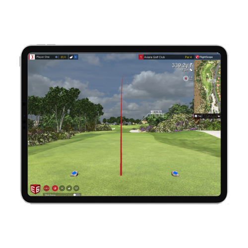 FlightScope Mevo+ Retractable Golf Simulator Package