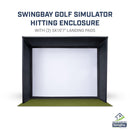 FlightScope X3 SwingBay Golf Simulator Package