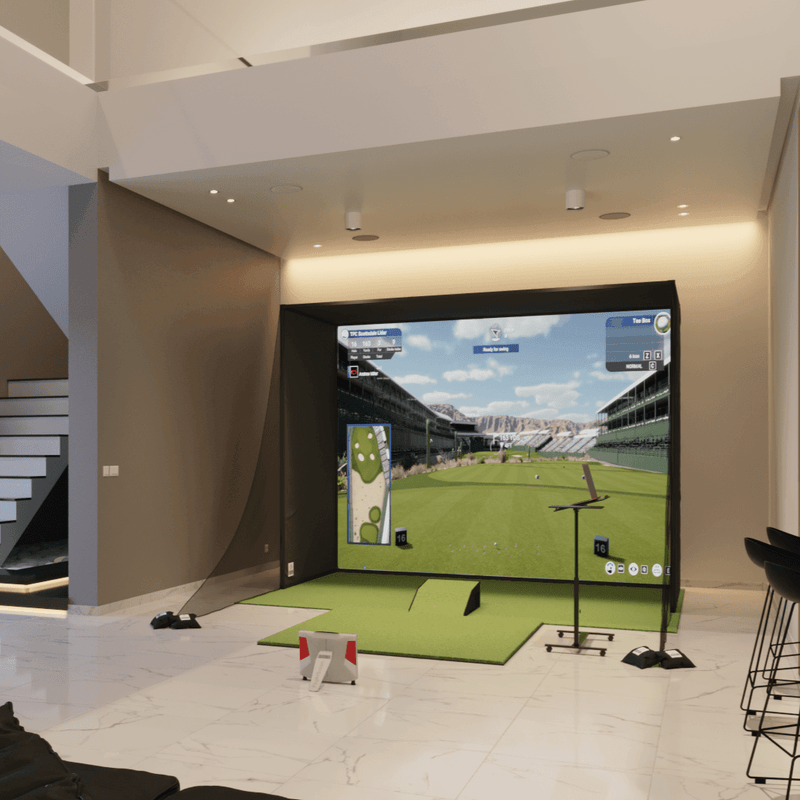 FlightScope X3 SwingBay Golf Simulator Package