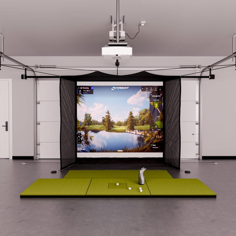 Bushnell Launch Pro Garage Golf Simulator Package