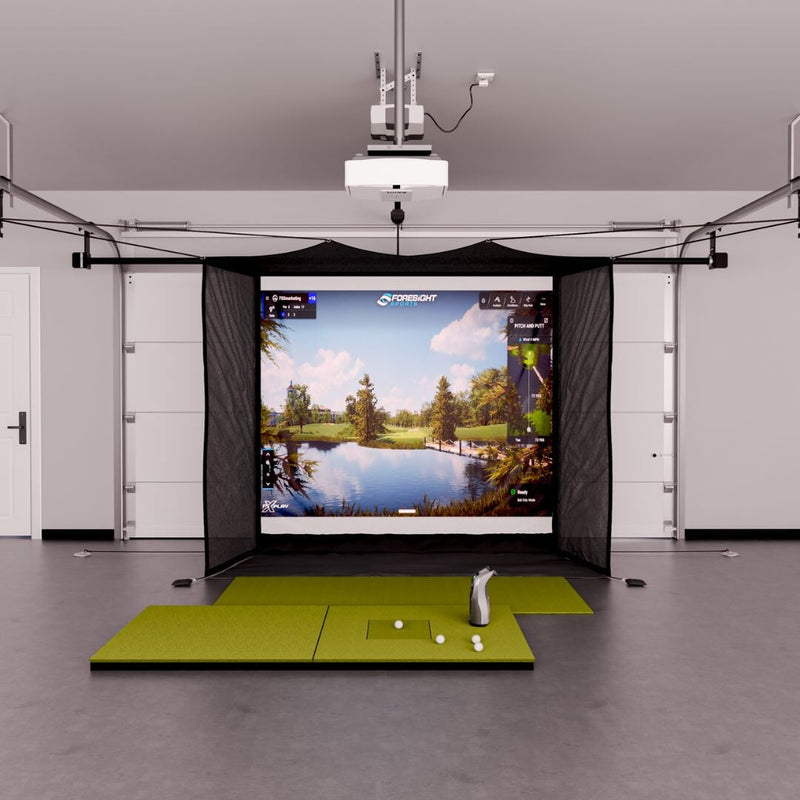 Bushnell Launch Pro Garage Golf Simulator Package