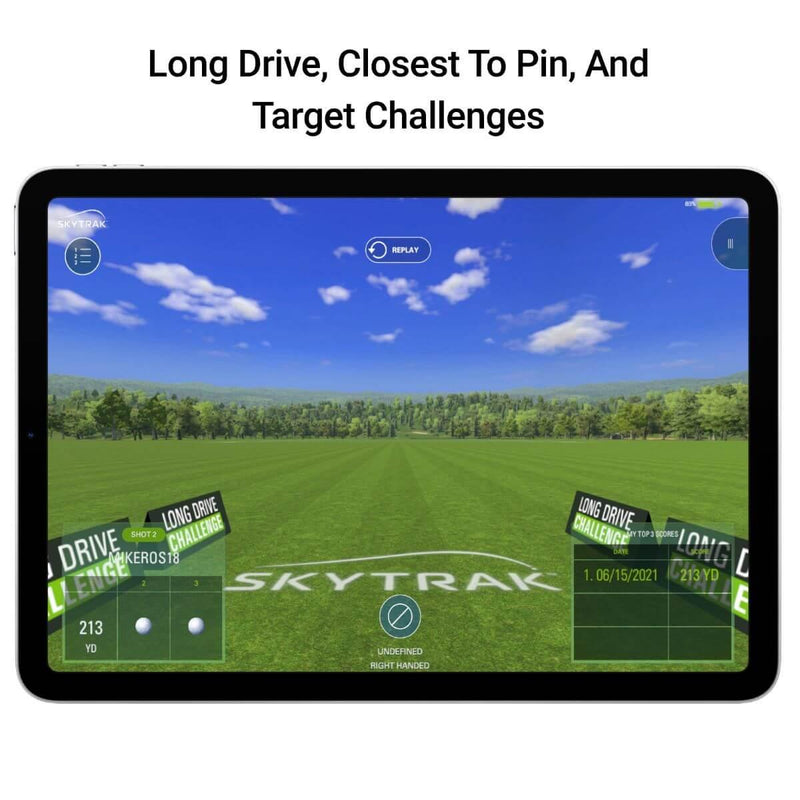 SkyTrak+ Launch Monitor & Golf Simulator